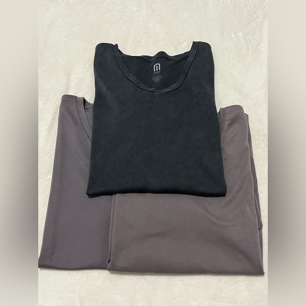 Pillars Of Thought Pima Cotton Vneck Bundle Short Sleeve Tshirts